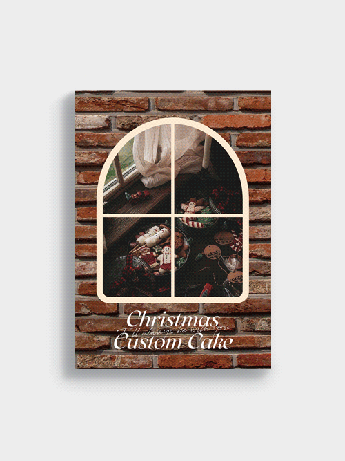 CH22-크리스마스 창문 포스터 주문제작